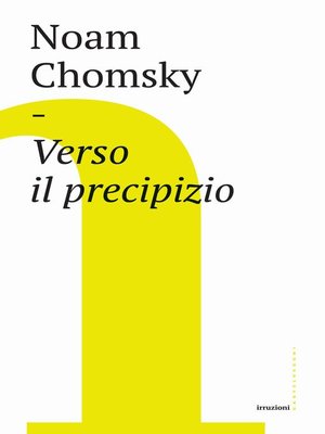 cover image of Verso il precipizio